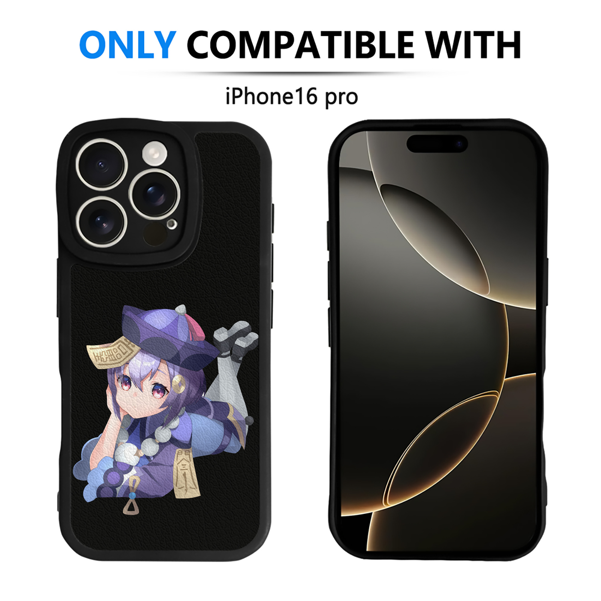 げんし神 七七 なな  genshin Nana 【iPhone 16シリーズ対応】シリコンスマホケース（レザー調） 材質：シリコン
